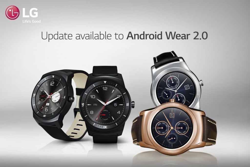 LG BEGINS ANDROID WEAR 2.0 UPDATE FOR LG G WATCH R WATCH URBANE AND WATCH URBANE 2ND EDITION Einfoldtech